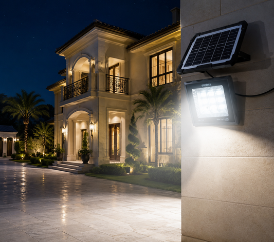Lámpara Solar LED de Alta Potencia – Ilumina tu Hogar y Ahorra Energía en Colombia